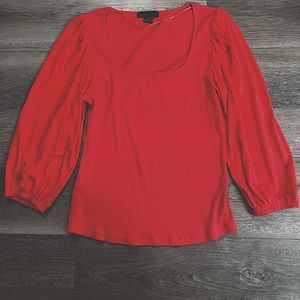 SANTUARY CATCH THE SUN KNIT TOP IN Coral/Orange Size M Like New